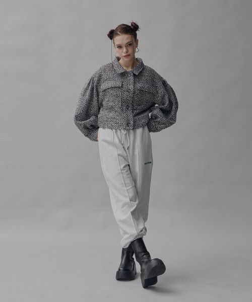 GAB GAB（ガブガブ）の「ツイードCPOジャケット（その他アウター・レディース・マスタード/ブラック/ホワイト・FREE）」の6枚目の写真