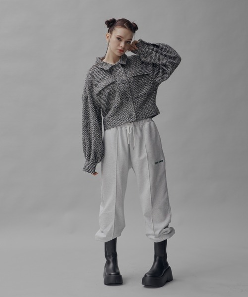 GAB GAB（ガブガブ）の「ツイードCPOジャケット（その他アウター・レディース・マスタード/ブラック/ホワイト・FREE）」の5枚目の写真