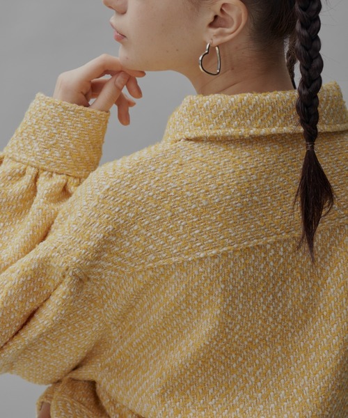 GAB GAB（ガブガブ）の「ツイードCPOジャケット（その他アウター・レディース・マスタード/ブラック/ホワイト・FREE）」の18枚目の写真