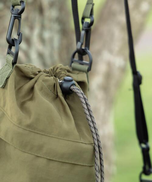 EKAL（エカル）の「TINY GARDEN PRODUCTS　ストロール2WAYバッグ（ショルダーバッグ・レディース・ブラック/カーキ/アイボリー・ONE）」の12枚目の写真