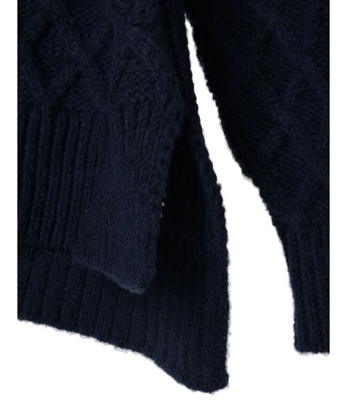 CRAFT STANDARD BOUTIQUE(クラフトスタンダードブティック)の「ブラッシングケーブルニット(ニット/セーター・レディース・グレイッシュベージュ/グリーン/ネイビー・M/L)」の21枚目の写真