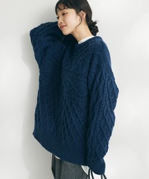 CRAFT STANDARD BOUTIQUE | ブラッシングケーブルニット(ニット/セーター)