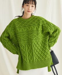 CRAFT STANDARD BOUTIQUE | ブラッシングケーブルニット(ニット/セーター)