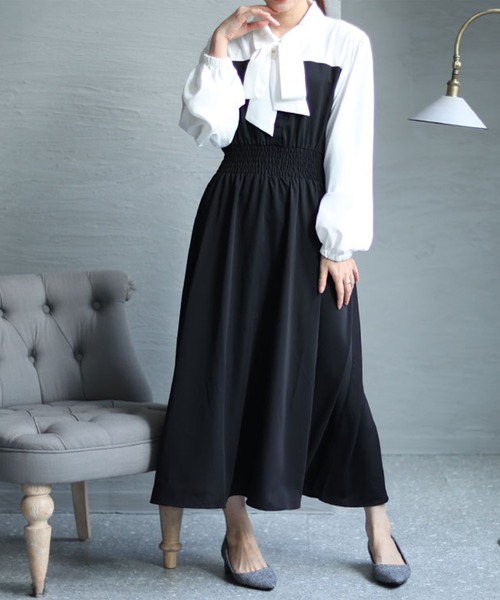 ボウタイシャツワンピース（シャツワンピース）｜GOLDJAPAN（ゴールドジャパン）