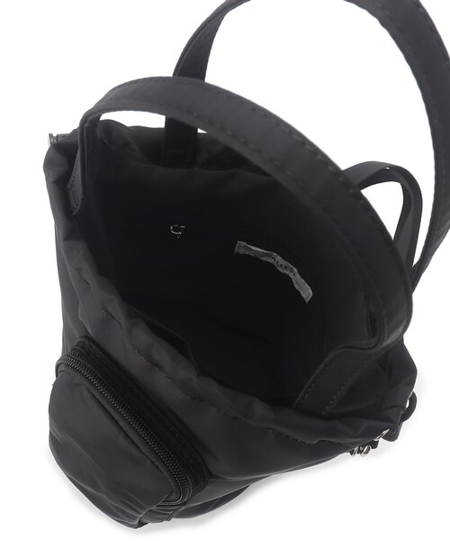 GALLEST（ギャレスト）の「ショルダー巾着ポーチ（ショルダーバッグ・レディース・カーキ/ブラック・00）」の14枚目の写真