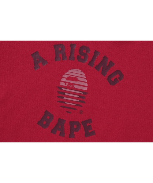 【即完売デザイン✨】アベイシングエイプ ワンポイントラバーロゴ パーカー 黒 M A BATHING APE パーカー HEAD ONE POINT RELAXED FIT PULLOVER
