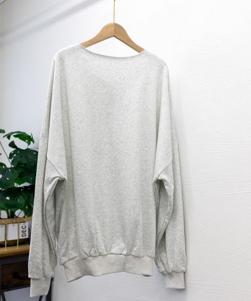 Miniministore(ミニミニストア)の「レースアップ スウェット 長袖レディース(スウェット・レディース・ライトグレー/ブラック・フリー)」の17枚目の写真