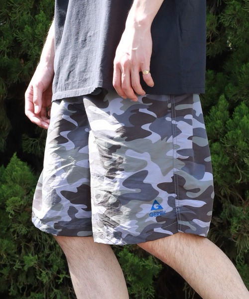 GERRY（ジェリー）の「【GERRY/ジェリー】水陸両用 ナイロンタスラン ワンポイント ショートパンツ（その他パンツ・メンズ・サファリグリーン/ブラック/ダークグレー/マスタード/パープル/ダークベージュ/レオパード/ネイビー系1/オリーブドラブ/オレンジ/ネイビー系2/ターコイズブルー/ブラック系その他/ブルーグリーン/カーキ/グレイッシュベージュ/グレー系カモフラージュ/イエロー系その他/グリーン系その他/ピンク・L/LL/M/S）」の19枚目の写真