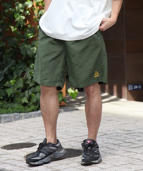 GERRY（ジェリー）の「【GERRY/ジェリー】水陸両用 ナイロンタスラン ワンポイント ショートパンツ（その他パンツ・メンズ・サファリグリーン/ブラック/ダークグレー/マスタード/パープル/ダークベージュ/レオパード/ネイビー系1/オリーブドラブ/オレンジ/ネイビー系2/ターコイズブルー/ブラック系その他/ブルーグリーン/カーキ/グレイッシュベージュ/グレー系カモフラージュ/イエロー系その他/グリーン系その他/ピンク・L/LL/M/S）」の6枚目の写真