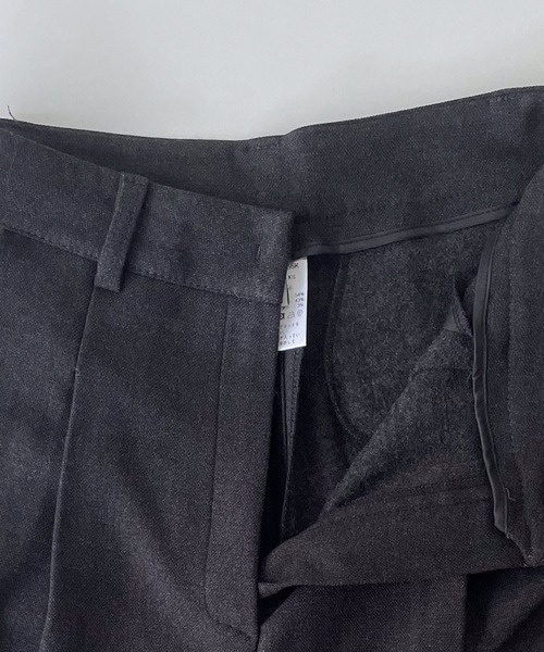 CANAL JEAN（キャナルジーン）の「CANAL JEAN ウォームタックストレートパンツ（その他パンツ・レディース・チャコールグレー/アイボリー・X-SMALL/MEDIUM/SMALL）」の14枚目の写真