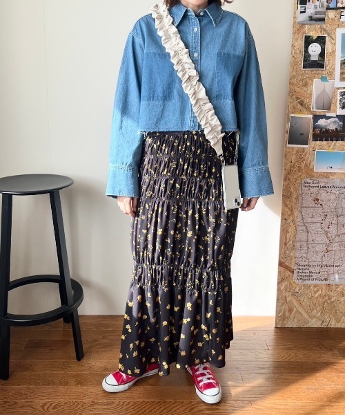 Me%（ミィパーセント）の「クシュクシュモバイルショルダーストラップ 993228（スマホグッズ・レディース・ブラック/シルバー/アイボリー/ベージュ・FREE）」の18枚目の写真