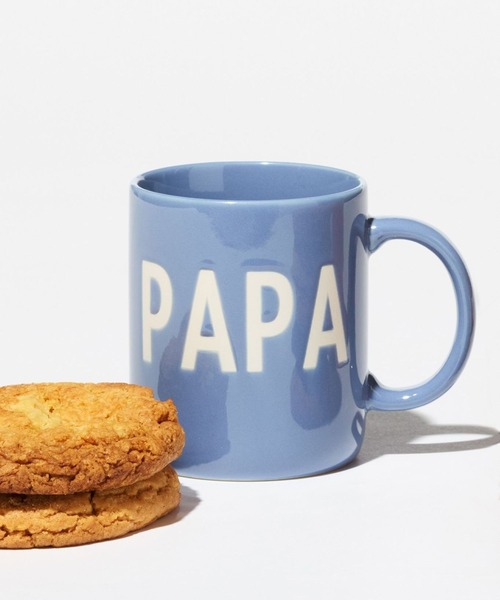 GEORGE'S（ジョージズ）の「PAPA&MAMA マグ（グラス/マグカップ/タンブラー・レディース・オレンジ/グレイッシュブルー・FREE）」の2枚目の写真