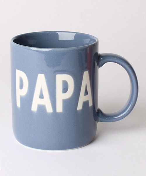 GEORGE'S（ジョージズ）の「PAPA&MAMA マグ（グラス/マグカップ/タンブラー・レディース・オレンジ/グレイッシュブルー・FREE）」の5枚目の写真