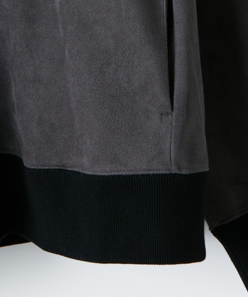 CIAOPANIC TYPY（チャオパニックティピー）の「スエードポンチスナップカーディガン（カーディガン/ボレロ・メンズ・チャコールグレー/サックスブルー/グレー・MEDIUM/LARGE）」の7枚目の写真
