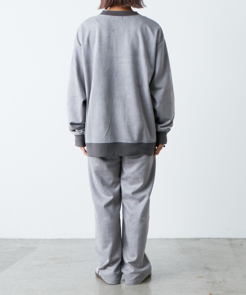 CIAOPANIC TYPY（チャオパニックティピー）の「スエードポンチスナップカーディガン（カーディガン/ボレロ・メンズ・チャコールグレー/サックスブルー/グレー・MEDIUM/LARGE）」の4枚目の写真