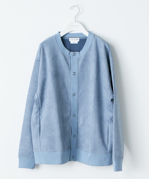 CIAOPANIC TYPY（チャオパニックティピー）の「スエードポンチスナップカーディガン（カーディガン/ボレロ・メンズ・チャコールグレー/サックスブルー/グレー・MEDIUM/LARGE）」の10枚目の写真