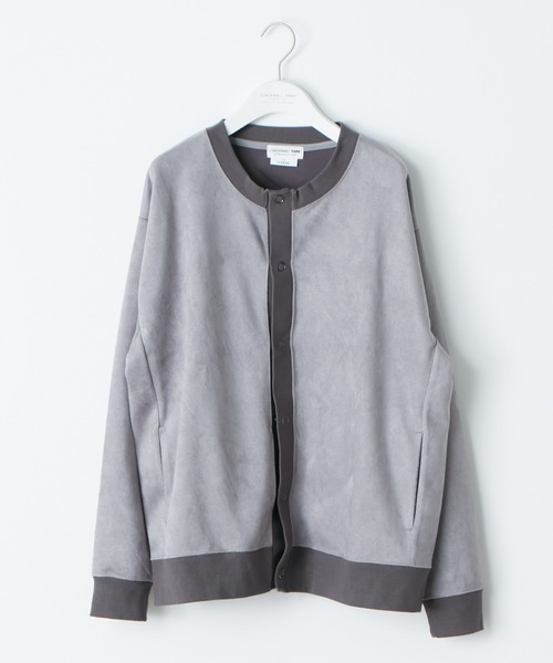 CIAOPANIC TYPY（チャオパニックティピー）の「スエードポンチスナップカーディガン（カーディガン/ボレロ・メンズ・チャコールグレー/サックスブルー/グレー・MEDIUM/LARGE）」の5枚目の写真