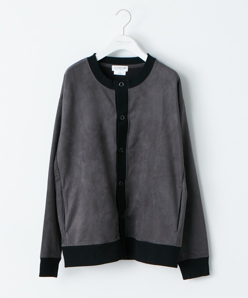 CIAOPANIC TYPY（チャオパニックティピー）の「スエードポンチスナップカーディガン（カーディガン/ボレロ・メンズ・チャコールグレー/サックスブルー/グレー・MEDIUM/LARGE）」の15枚目の写真