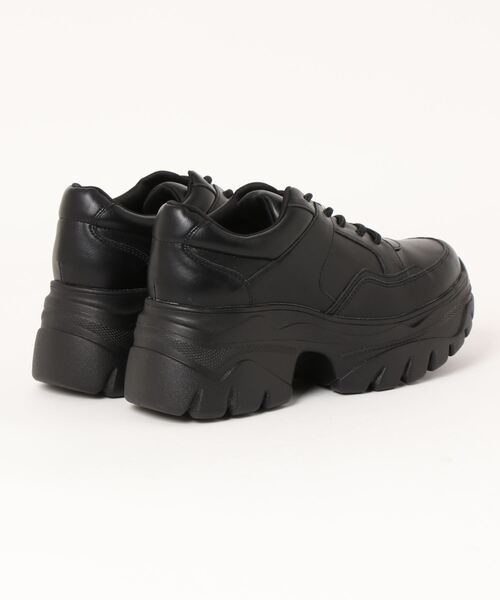 Parade（パレード）の「【厚底】レースアップスニーカー　6894【Parade】（スニーカー・レディース・ブラック/ホワイト・LL/L/M/S）」の3枚目の写真