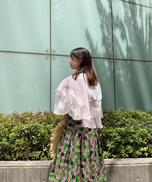 moyan ecri(モヤン エクリ)の「<moyan ecri>マルチウェイビスチェ【アフリカンファブリック】(ベスト・レディース・グリーン系その他・FREE)」の16枚目の写真