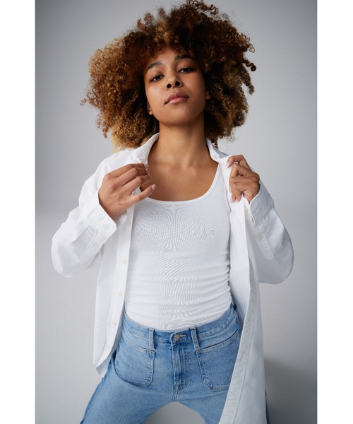 GAP（ギャップ）の「オックスフォード ビッグシャツ（シャツ/ブラウス・メンズ・ホワイト/ネイビー/ライトブルー・S/M/L/XL/XS）」の15枚目の写真