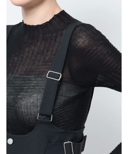 MURUA（ムルーア）の「ベルテットナロージャンパースカート（ワンピース・レディース・ブルー/ネイビー・FREE）」の14枚目の写真