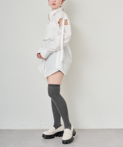 Chico(チコ)の「【2024SS】スニーカーソールローファー(ローファー・レディース・アイボリー/ブラック・SMALL/MEDIUM/LARGE)」の3枚目の写真