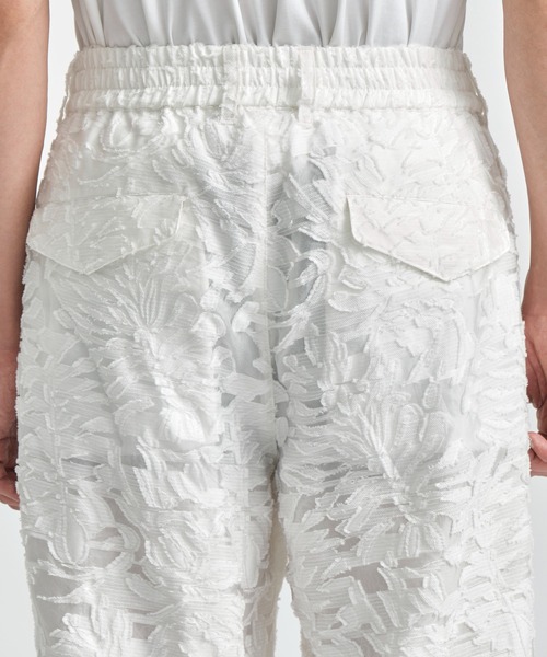 TAAKK/ターク】JACQUARD PARACHUTE PANTS/ジャガードパラシュート