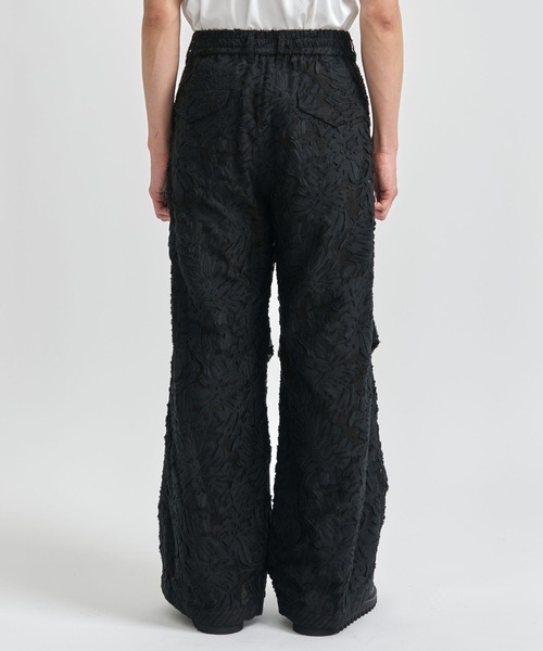 TAAKK/ターク】JACQUARD PARACHUTE PANTS/ジャガードパラシュート