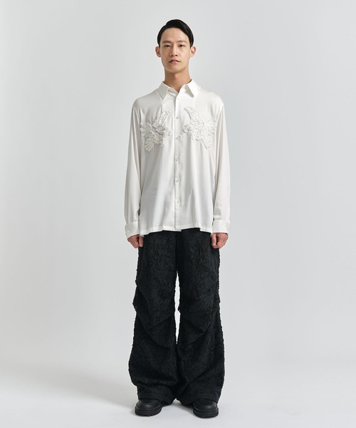 【TAAKK】CUT JACQUARD PARACHUTE PANTS TAAKK - 【ラスト1点】 CUT JACQUARD PARACHUTE PANTS / カット