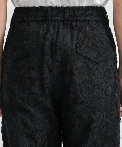 【TAAKK】CUT JACQUARD PARACHUTE PANTS TAAKK - 【ラスト1点】 CUT JACQUARD PARACHUTE PANTS / カット