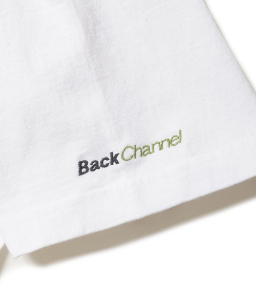 Back Channel(バックチャンネル)の「ONE POINT TEE(Tシャツ/カットソー・メンズ・グリーン/ホワイト/チャコール/ブラック・XX-LARGE/X-LARGE/LARGE/MEDIUM)」の6枚目の写真