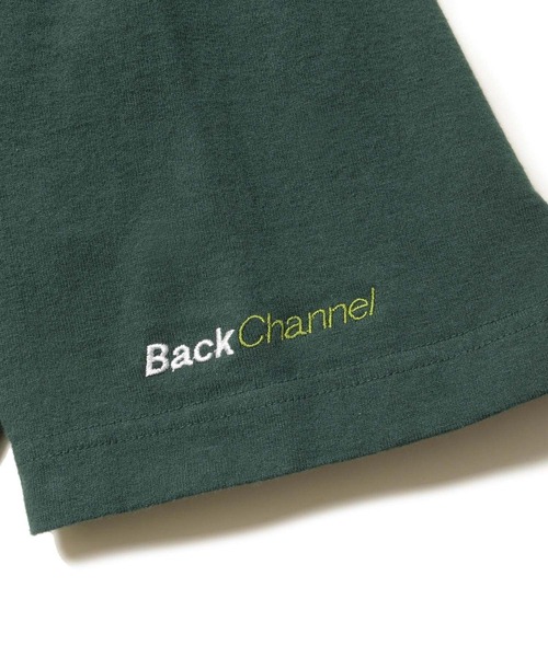 BackChannel バックチャンネル　ラガーシャツ L ダークグリーン バックチャンネル リガライザー ラグラン 70% T | BACK CHANNEL