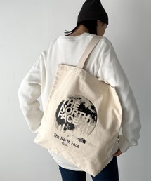 THE NORTH FACE(ザ・ノースフェイス)/A4対応 大容量 プリント コットン キャンバストートバッグ/TNF COTTON TOTE SEOUL