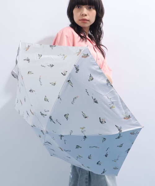 mmts（マミタス）の「沖昌之 × Wpc. / 遮光アンブレにゃん（折りたたみ傘・レディース・ホワイト系その他7/ベージュ・ONE SIZE）」の4枚目の写真