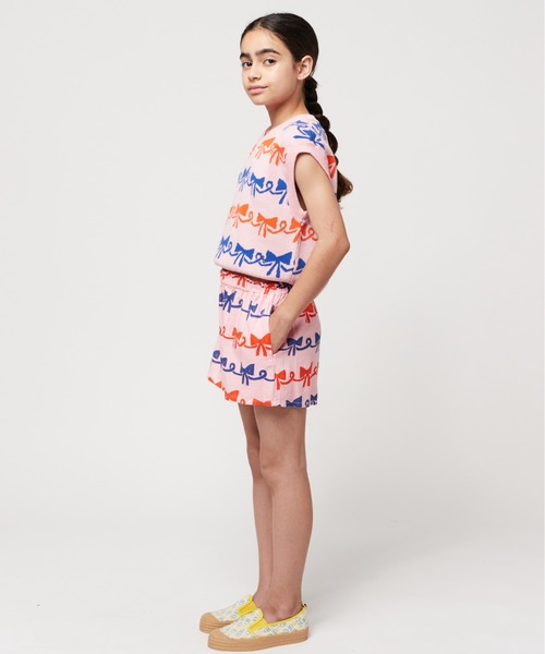 BOBO CHOSES（ボボショーズ）の「Ribbon Bow all over jacquard vest（ニット/セーター・キッズ・ピンク・8Y-10Y/6-7YEAR/4-5YEAR/2y-3y/12Y-14Y/10Y-12Y）」の6枚目の写真