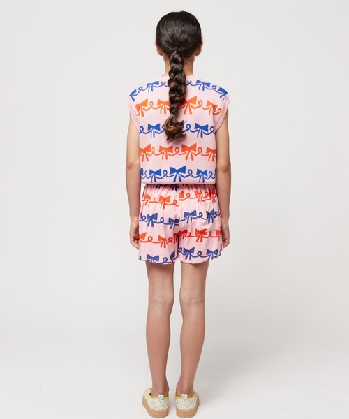 BOBO CHOSES（ボボショーズ）の「Ribbon Bow all over jacquard vest（ニット/セーター・キッズ・ピンク・8Y-10Y/6-7YEAR/4-5YEAR/2y-3y/12Y-14Y/10Y-12Y）」の7枚目の写真