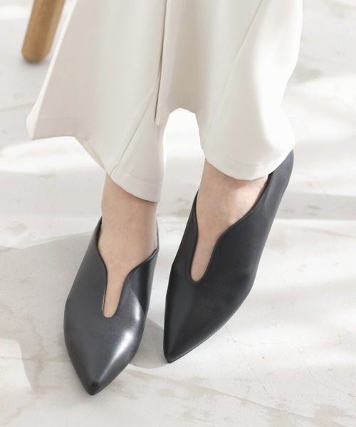 Futier land（フューティアランド）の「スーパーソフトメタリックポインテッドパンプス（パンプス・レディース・ブラック/ダークグレー/ゴールド/シルバー・40/38/39/36/37）」の22枚目の写真