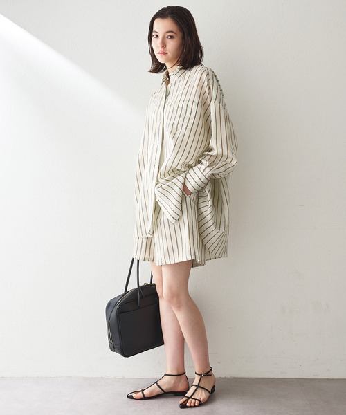 Whim Gazette（ウィムガゼット）の「ストライプショートパンツ（その他