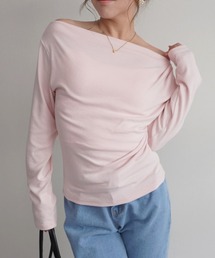 【Rashik】ボートネックトップス