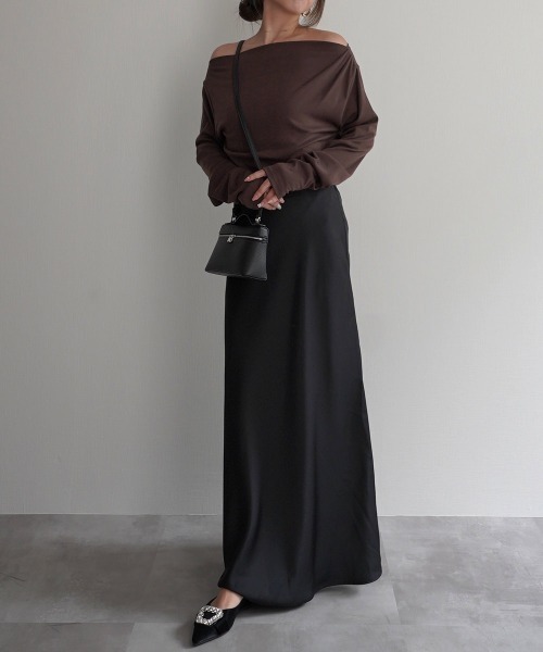 ボートネックトップス（Tシャツ/カットソー）｜Rashik（ラシク）の