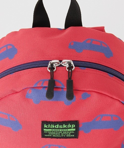 kladskap（クレードスコープ）の「車総柄リュック（バックパック/リュック・キッズ・ネイビー/レッド・SS/S/M）」の7枚目の写真