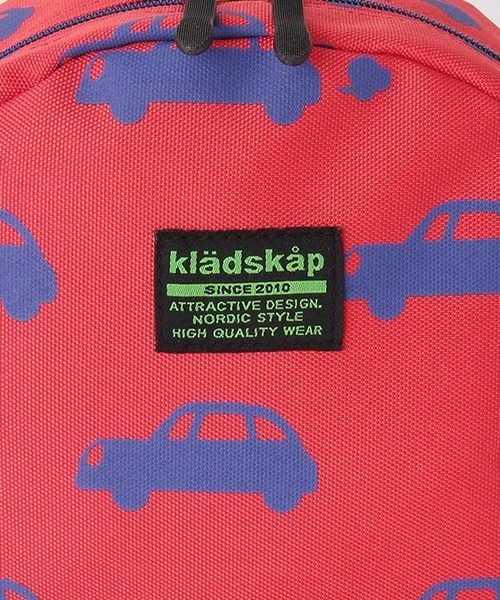 kladskap（クレードスコープ）の「車総柄リュック（バックパック/リュック・キッズ・ネイビー/レッド・SS/S/M）」の8枚目の写真