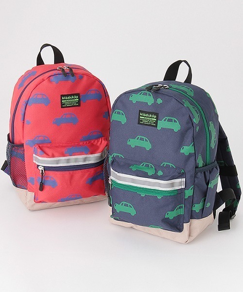 kladskap（クレードスコープ）の「車総柄リュック（バックパック/リュック・キッズ・ネイビー/レッド・SS/S/M）」の4枚目の写真