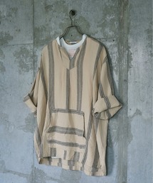 ノルマンディーリネン柄プルオーバー