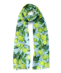 TOKYO SHIRTS（トウキョウシャツ）の「レモン柄 コットンストール（ストール/ショール・レディース）」