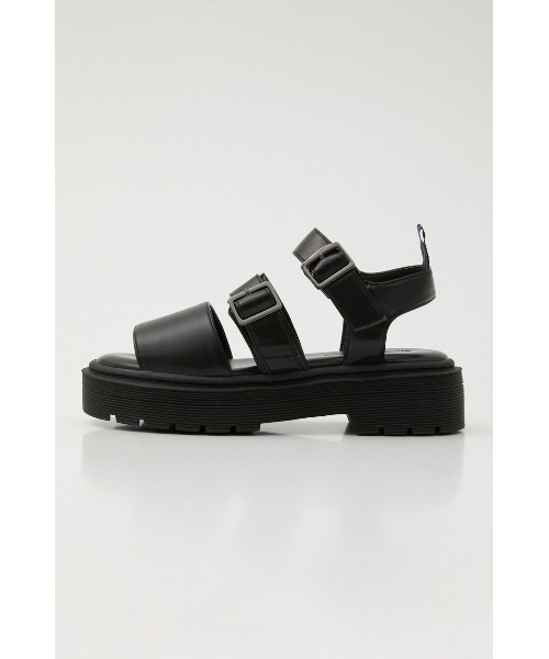 RODEO CROWNS WIDE BOWL（ロデオクラウンズワイドボウル）の「W BELT SANDAL（サンダル・レディース・ブラック/アイボリー・LARGE/MEDIUM）」の11枚目の写真