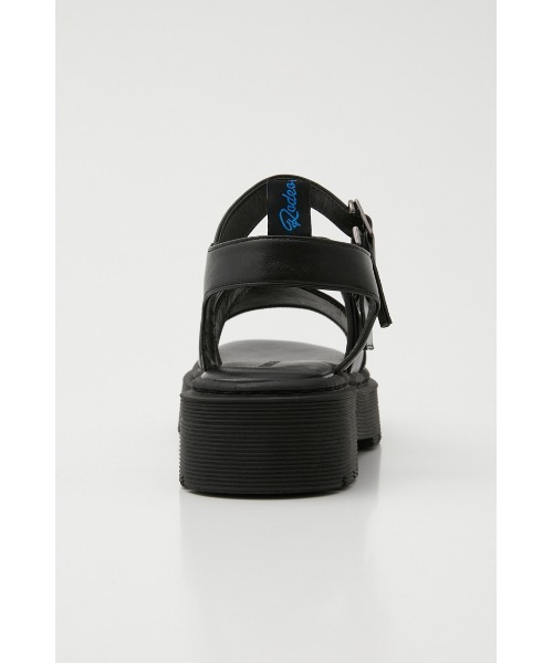 RODEO CROWNS WIDE BOWL（ロデオクラウンズワイドボウル）の「W BELT SANDAL（サンダル・レディース・ブラック/アイボリー・LARGE/MEDIUM）」の14枚目の写真