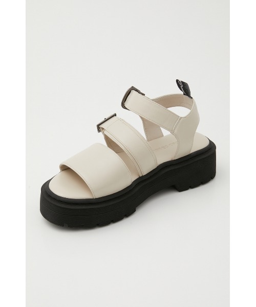 RODEO CROWNS WIDE BOWL（ロデオクラウンズワイドボウル）の「W BELT SANDAL（サンダル・レディース・ブラック/アイボリー・LARGE/MEDIUM）」の7枚目の写真