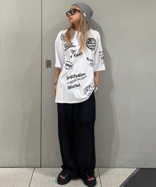 RODEO CROWNS WIDE BOWL（ロデオクラウンズワイドボウル）の「W BELT SANDAL（サンダル・レディース・ブラック/アイボリー・LARGE/MEDIUM）」の22枚目の写真